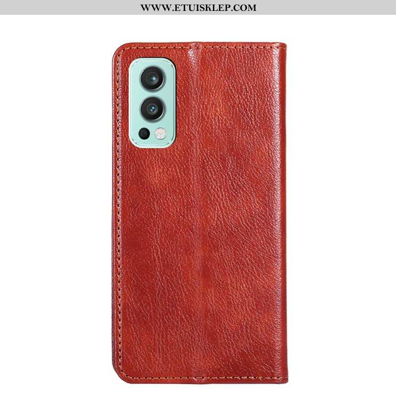 Etui Na Telefon do OnePlus Nord 2 5G Etui Folio Skórzany Styl Vintage